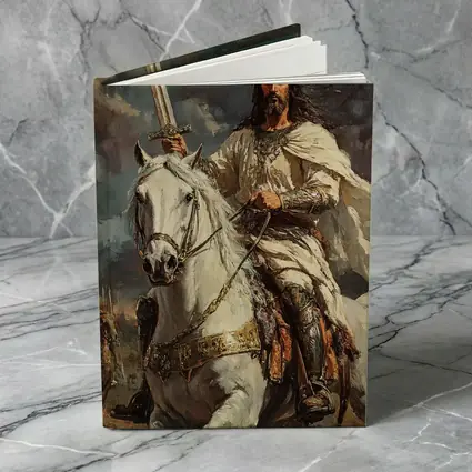 Jesus Christ Riding White Horse With Sword