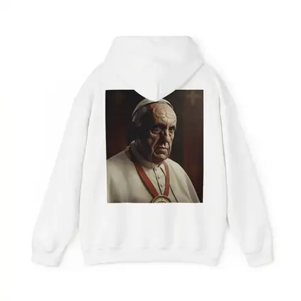 Pope Portrait Dark Dramatic Religious Background
