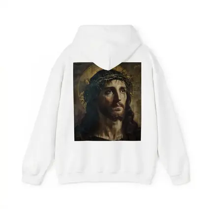 Jesus Christ Crown of Thorns Dark Oil Painting