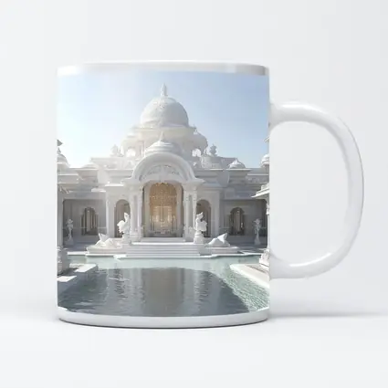 White Marble Indian Palace Reflection Pool