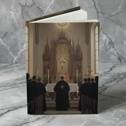 Catholic Mass Priest Altar Gothic Church Interior