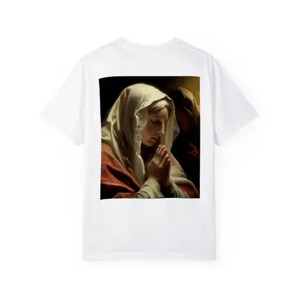 Virgin Mary Praying Classical Religious Oil Painting