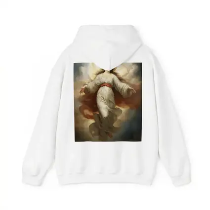 Virgin Mary Ascending Through Heavenly Clouds Art
