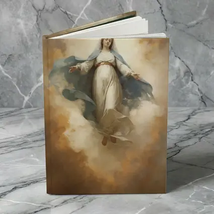 Virgin Mary Ascending Classical Oil Painting Art