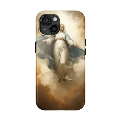 Virgin Mary Ascending Classical Oil Painting Art