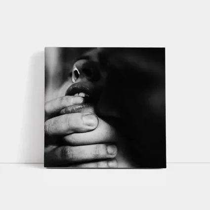 Black and White Intimate Hands Close Up