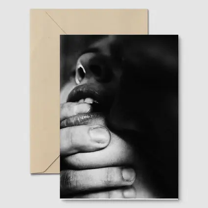 Black and White Intimate Hands Close Up