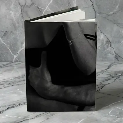 Black and White Couple Embrace Intimate Photography