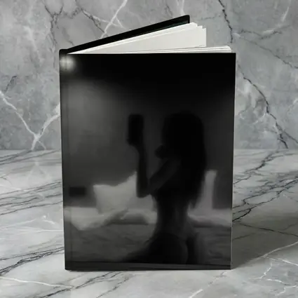 Woman Silhouette Black White Bedroom Night