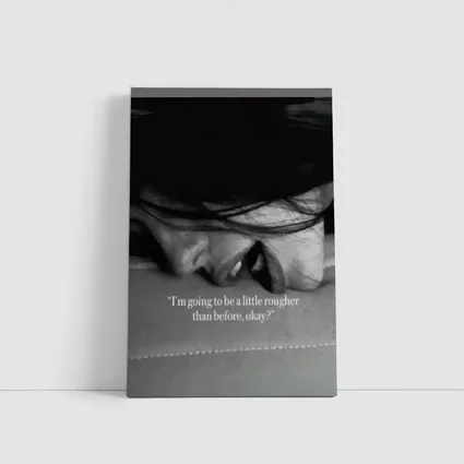 Intimate Black and White Romantic Couple Close
