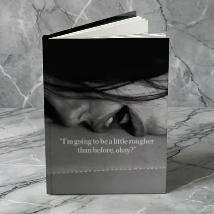Intimate Black and White Romantic Couple Close