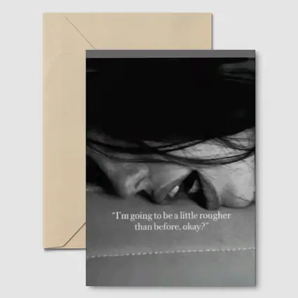 Intimate Black and White Romantic Couple Close
