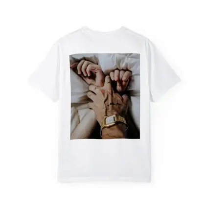 Couple Holding Hands Gold Watch Tattoos