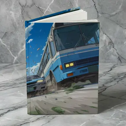 Anime Bus and Car High Speed Chase