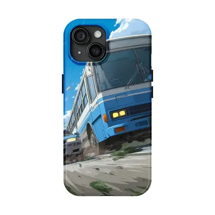 Anime Bus and Car High Speed Chase