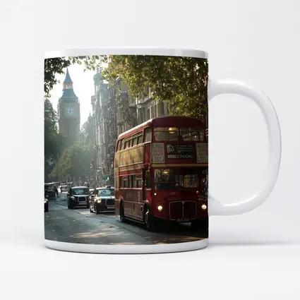 Red Double Decker Bus London Big Ben