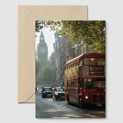 Red Double Decker Bus London Big Ben