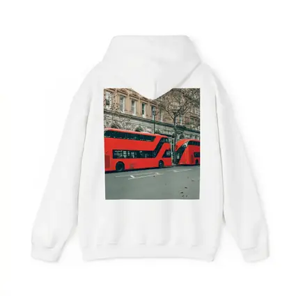 Red Double Decker Buses London Street
