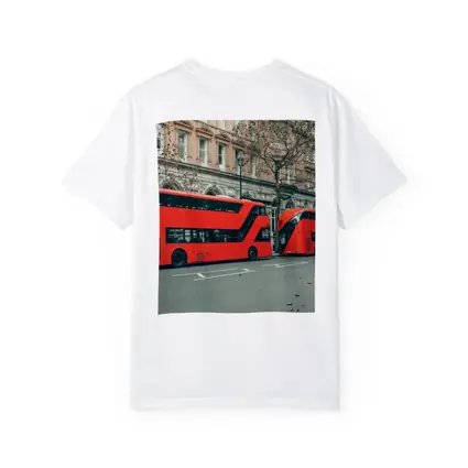 Red Double Decker Buses London Street