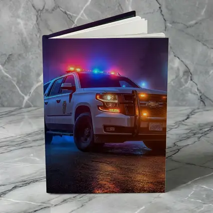 Chevrolet Tahoe Police SUV Night City Streets