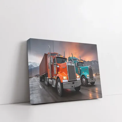 Kenworth Trucks Racing Desert Mountain Highway