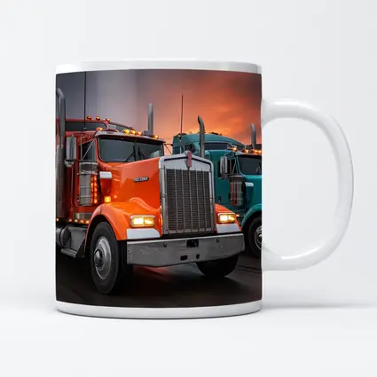 Kenworth Trucks Racing Desert Mountain Highway
