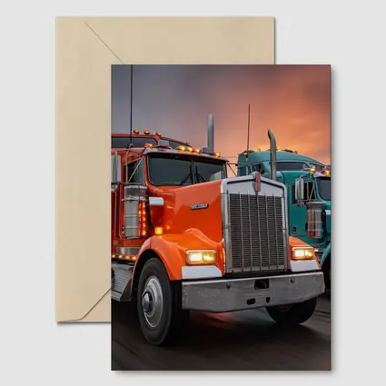 Kenworth Trucks Racing Desert Mountain Highway