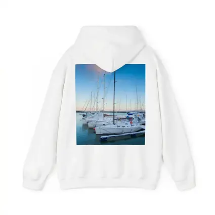 Sailboats Docked At Marina Blue Sky