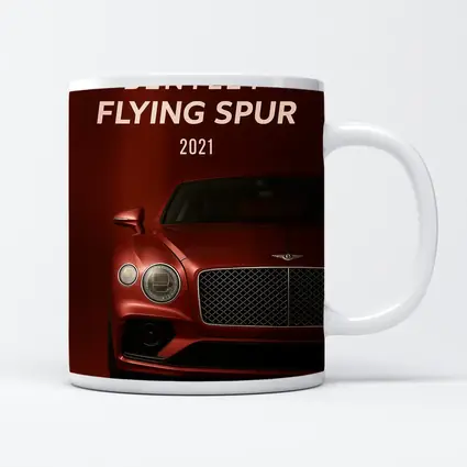 Bentley Flying Spur Dark Red Background