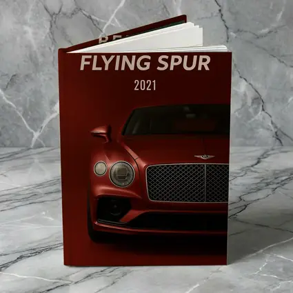 Bentley Flying Spur Dark Red Background