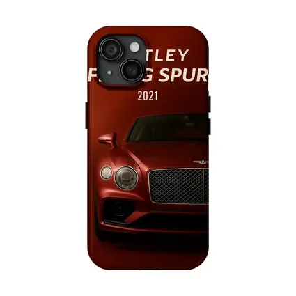 Bentley Flying Spur Dark Red Background