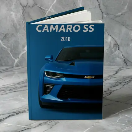 Chevrolet Camaro SS Blue Front View