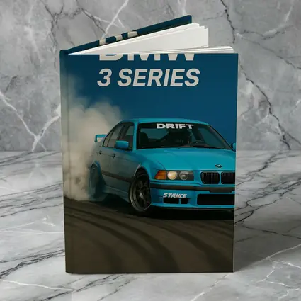 BMW 3 Series Drifting Blue Smoke Scene