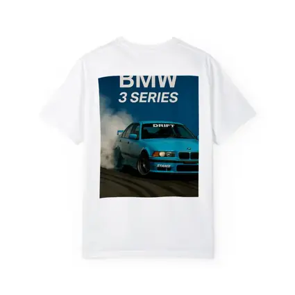 BMW 3 Series Drifting Blue Smoke Scene