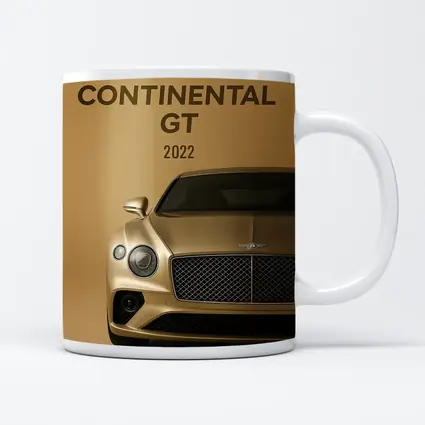 Bentley Continental GT Gold Beige Background