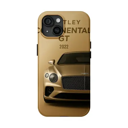 Bentley Continental GT Gold Beige Background