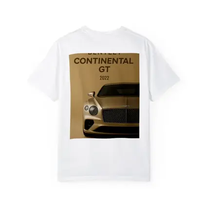 Bentley Continental GT Gold Beige Background