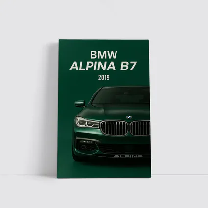 BMW Alpina B7 Green Front View