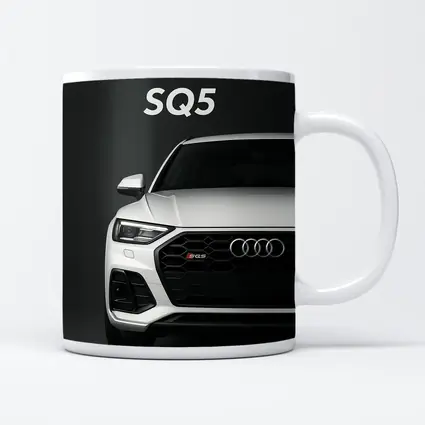 Audi SQ5 Front View Dark Background
