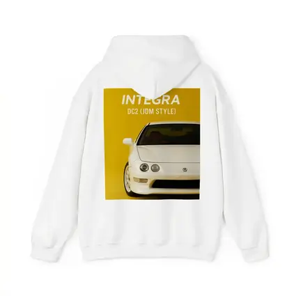 Acura Integra DC2 JDM Style Yellow Background