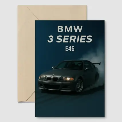 BMW 3 Series E46 Dark Smoky Background