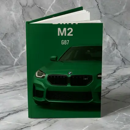 BMW M2 G87 Green Minimal Car Art