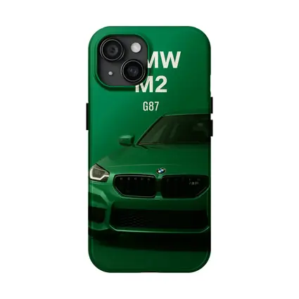 BMW M2 G87 Green Minimal Car Art