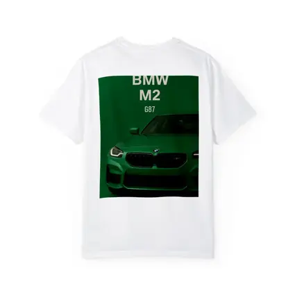 BMW M2 G87 Green Minimal Car Art