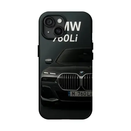 BMW 760Li Dark Studio Front View