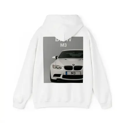 BMW M3 White Car Front View