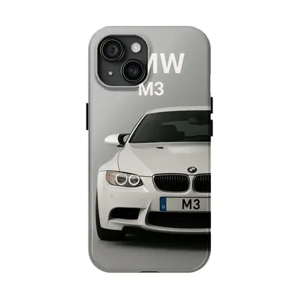 BMW M3 White Car Front View