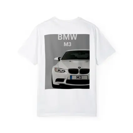 BMW M3 White Car Front View