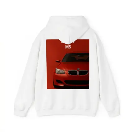 BMW M5 Red Car Front View
