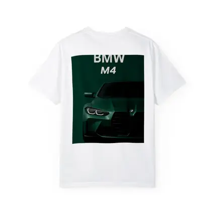 BMW M4 Green Front View Dark Background